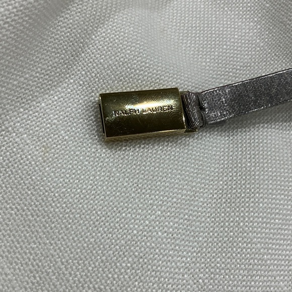 NWT Ralph Lauren Purple Label Plaid Pleated Silk Size 2 - Picture 9 of 9